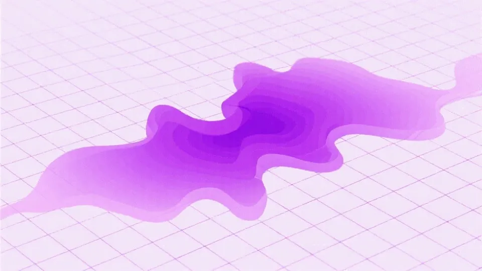 冷热分布图示意